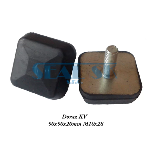 Doraz KV 50x50x20mm M10x28