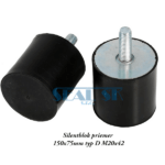 Silentblok priemer 150x75mm typ D M20x42