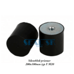 Silentblok priemer 200x100mm typ E M20
