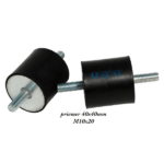 Silentblok priemer 40x40mm typ A M10x20