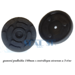 gumová podložka 140mm s centrálnym otvorom a 3 tŕne