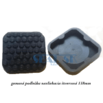 gumová podložka navliekacia štvorcová 118mm