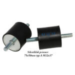 Silentblok priemer 75x50mm typ A M12x37